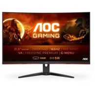 AOC Monitor CQ32G2SE/BK GAMING 80CM/32" (2560x1440) zakrivljeni QHD crno/crveni